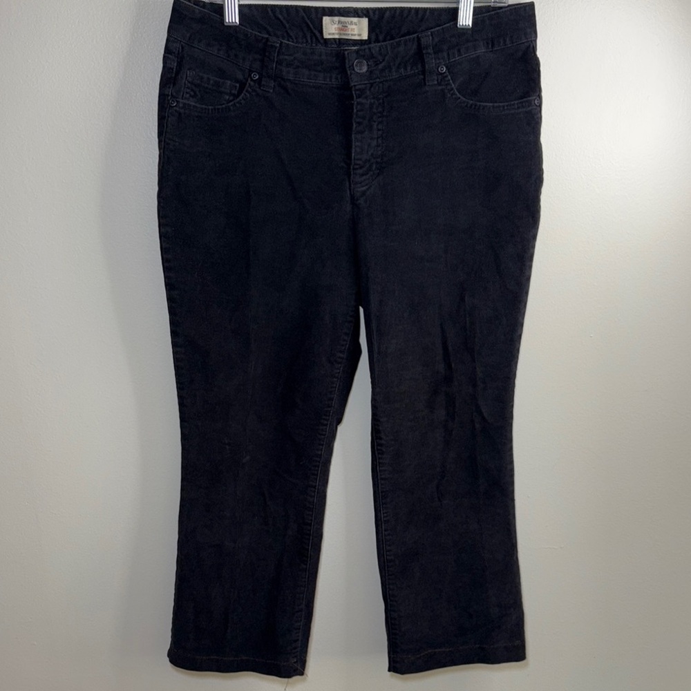 St. John's Bay Women's Black Boot Cut Jeans